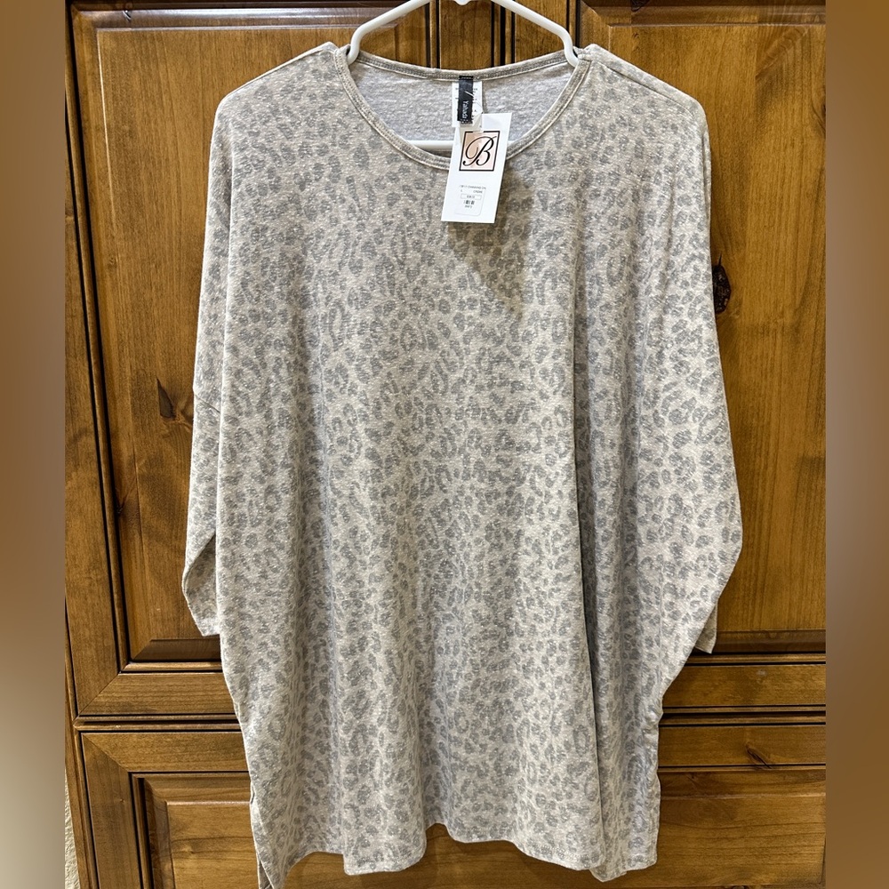 New Animal print blouse.
